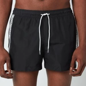 Calvin Klein Mens Drawstring Swim Shorts - PVH Black - L