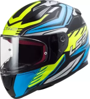 LS2 FF353 Rapid Gale Helmet, black-blue Size M black-blue, Size M
