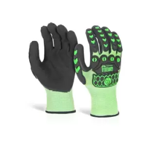 Glovezilla - foam nitrile coated glove green lge - Green - Green