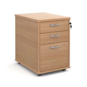 Dams Maestro Three-Drawer Mobile Desk Pedestal 426mm - Beech