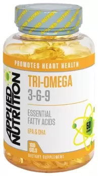 Applied Nutrition Tri-Omega 3-6-9 - 100 Softgels