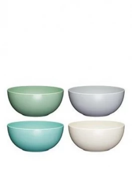 Kitchencraft Colourworks Classic ; Set Of 4 Melamine Bowls