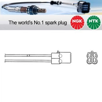 1x NGK NTK Oxygen O2 Lambda Sensor OZA448-J4 OZA448J4 (0003)