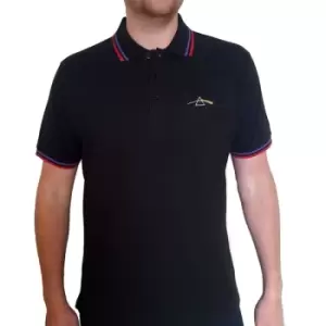 Pink Floyd - Dark Side of the Moon Prism Unisex X-Large Polo Shirt - Black