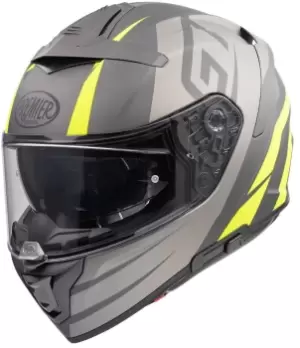 Premier Devil GT Y BM Helmet, grey-yellow Size M grey-yellow, Size M