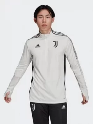 adidas Juventus Tiro Training Top, White, Size L, Men