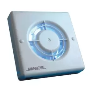 Manrose 100mm (4inch.) 12V Automatic Low Voltage Extractor Fan w/ Humidity Control - XF100HLV