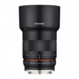 Samyang 85mm f1.8 Lens for Canon EF M Mount Black