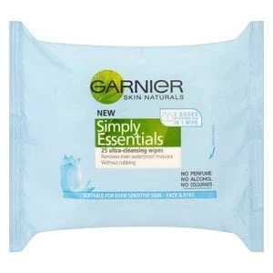 Garnier Skin Naturals Vitamin Enriched Cleansing Wipes 25