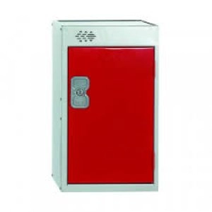 One Compartment Quarto Locker D300mm Red Door MC00077