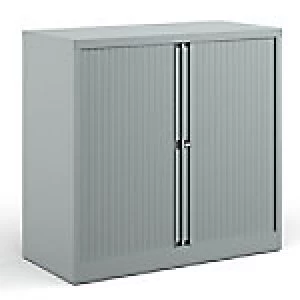 Bisley Tambour Cupboard DST40S Silver 1,000 x 470 x 1,015 mm