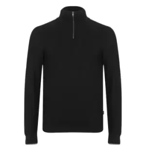 Boss Dagnese quarter Zip Sweater - Black