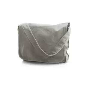 Bags By Jassz Canvas Messenger Bag (One Size) (Mid Grey)