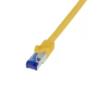 LogiLink C6A077S networking cable Yellow 5m Cat6a S/FTP (S-STP)