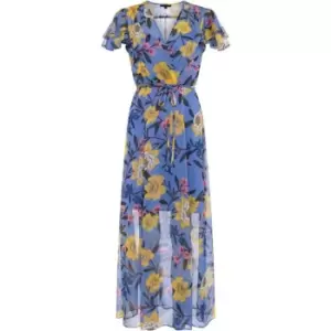 French Connection Eloise Floral Midi Dress - Blue