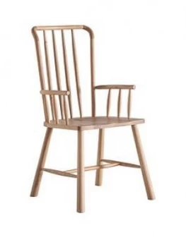 Hudson Living Wycombe Pair Of Carver Dining Chair- Oak