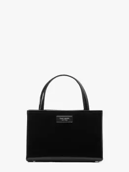 Kate Spade Sam Icon Leather Mini Tote Bag Bag, Black, One Size