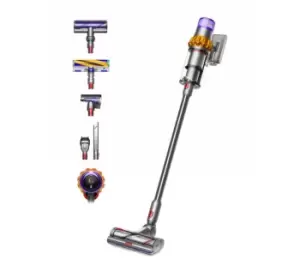 Dyson V15 Detect Absolute Cordless Vacuum Cleaner - Yellow & Nickel, Silver/Grey,Yellow