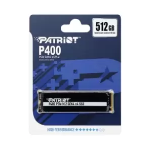 Patriot P400 512GB NVMe PCIe M.2 Gen4 Internal SSD