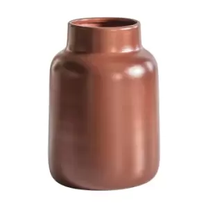 18cm Ceramic Rust Vase
