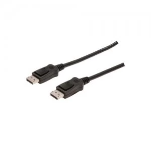 Digitus DB-340100-020-S DisplayPort cable 2m Black