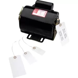 White Card Tags 80 x 38mm comes with 10" Wire Ties (1000)