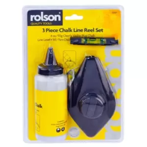 Rolson 3 Piece Chalk Line Set