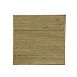 Forest Garden Pressure Treated Tongue & Groove Horizontal Fence Panel 6 x 6ft Pack of 4