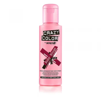 Crazy Color Semi Permanent Hair Color Cream Ruby Rouge 66