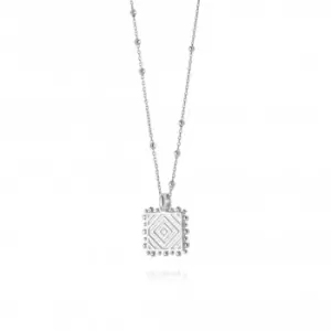 Artisan Square Sterling Silver Necklace NN03_SLV