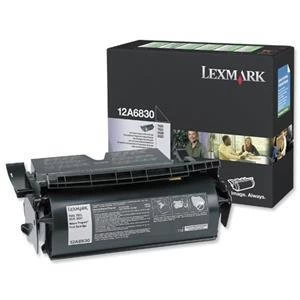 Lexmark 12A6830 Black Laser Toner Ink Cartridge