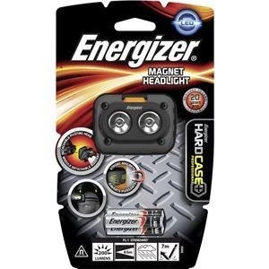 Original Energizer Hard Case Pro Magnet Headlight with 3 x AAA Alkaline Batteries