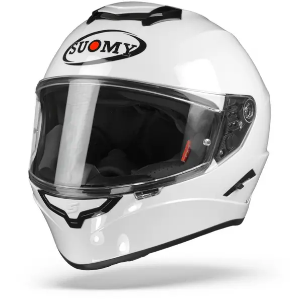 Suomy Stellar Plain White Full Face Helmet XL
