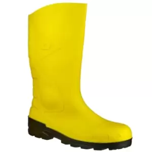Devon Full Safety Wellington Yellow/Black Size 9
