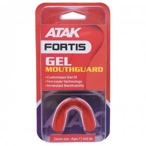 Atak Fortis Senior Gel Mouthguard - Red/White
