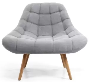 Shell Light Grey Armchair