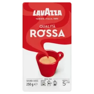 Lavazza Qualita Rossa Ground Coffee 250g Bag