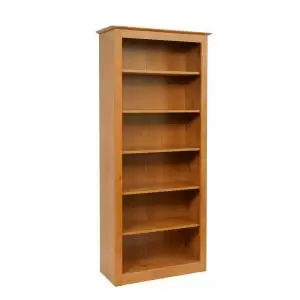 Teknik Office French Gardens Pine Effect 6 Shelf Bookcase With Three