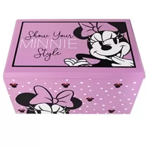 Disney Minnie Mouse Pink Wooden Jewellery box VX700651L.PH
