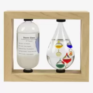 Galileo Thermometer and Storm Glass Weather Station