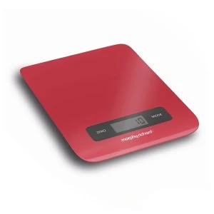 Morphy Richards Electronic Kitchen Scale - Red