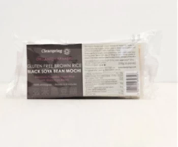 Clearspring Japanese Brown Rice Mochi With Black Soybeans - 250g