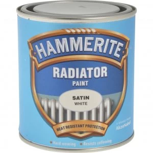 Hammerite Radiator Enamel Paint Satin White 500ml