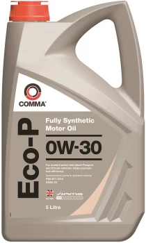 Eco-P Engine oil 0W30 C2 - 5 Litre ECOP5L COMMA