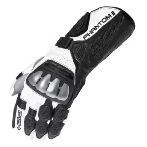 Held Phantom II Motorcycle Gloves, black-white, Size 2XL, black-white, Size 2XL