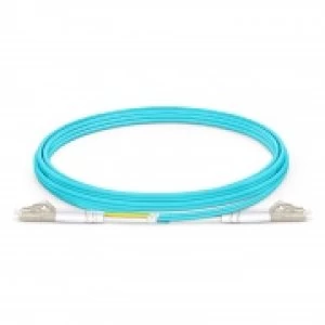Fiber Duplex Patch Cord Om3 50/125 Lc/st Aqua- 2 M