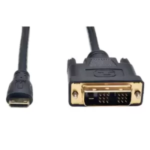 Tripp Lite P566-003-MINI Mini HDMI to DVI Adapter Cable (Mini HDMI to DVI-D M/M) 3 ft. (0.9 m)