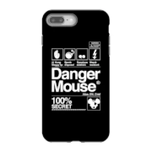 Danger Mouse 100% Secret Phone Case for iPhone and Android - iPhone 8 Plus - Tough Case - Gloss