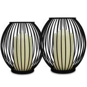 Cage Candle Holders - Set of 2 M&amp;W