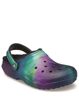 Crocs Classic Lined Into The Unknown Clogs - Multi , Multi, Size 5, Women